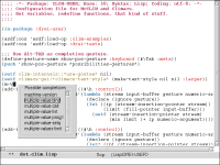 A screenshot thumbnail of Climacs showing
                       possible completions for a Lisp symbol